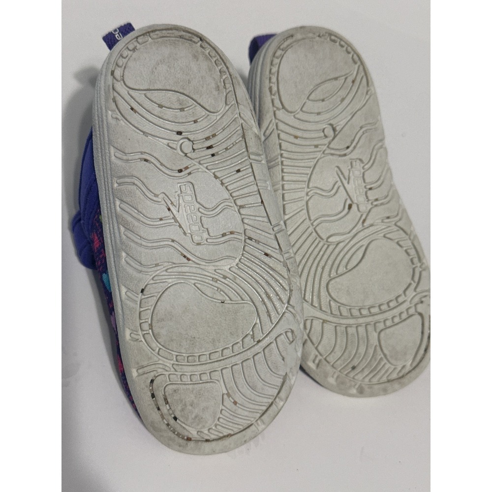 Speedo Kids Surfwalker Water Shoes Hearts Purple Toddler Shoes‎ S - Picture 4 of 5